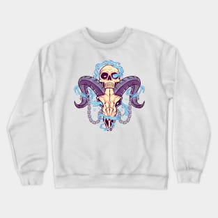 Baphomet Skull Crewneck Sweatshirt